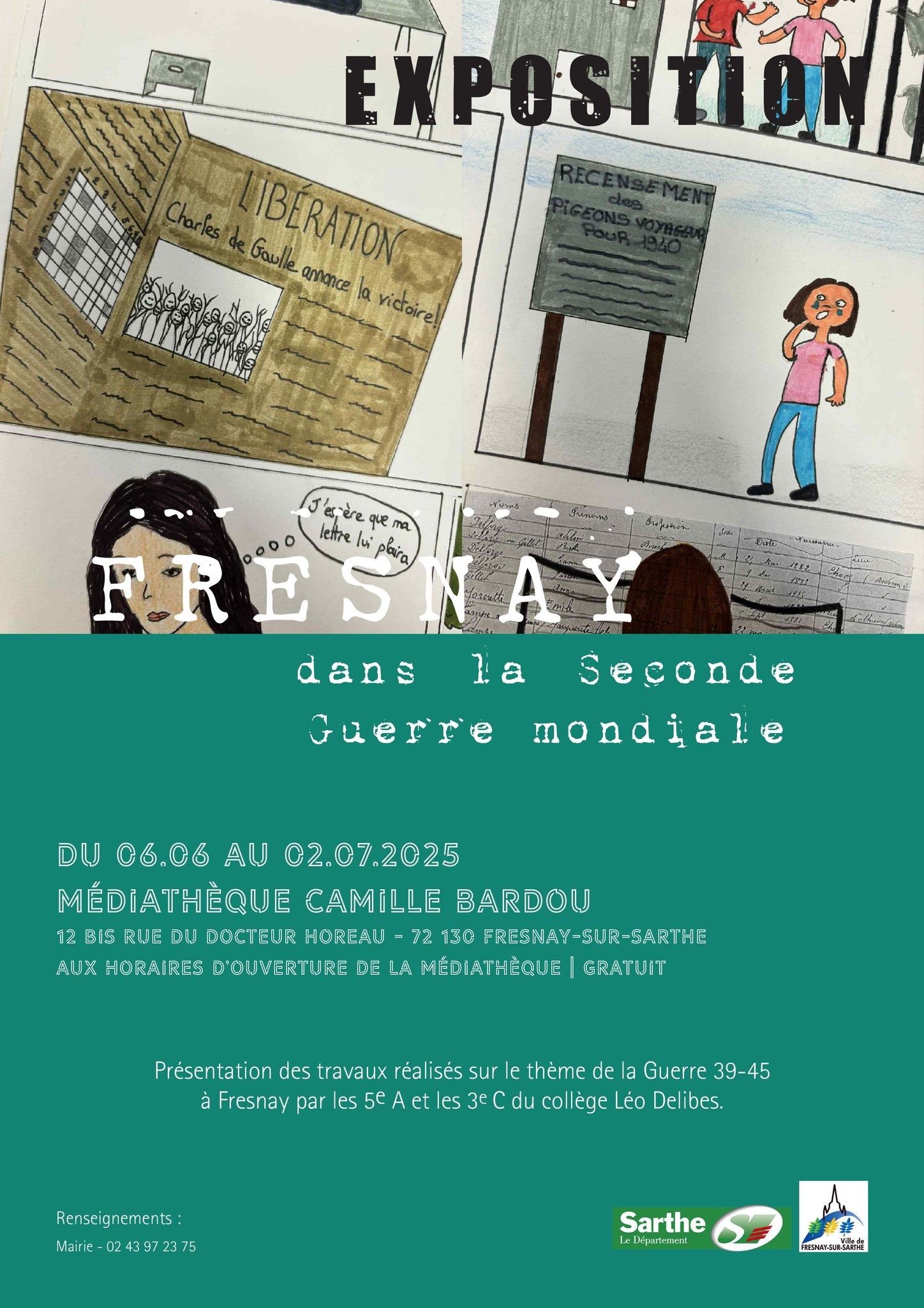 affiche expo Fresnay dans SGM